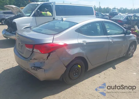 2013 Hyundai Elantra Gls from USA, damaged, VIN KMHDH4AE1DU782900